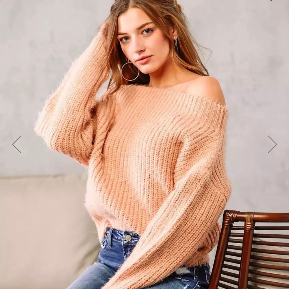 Willow & Root Off The Shoulder Sweater